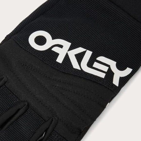 Oakley Factory Pilot Core Gloves Black/White Logo XS NWT Touchscreen Grip - Picture 2 of 4